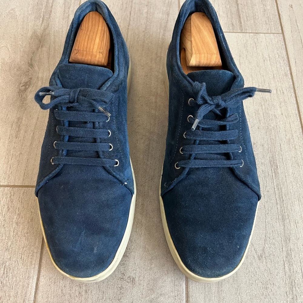 Rag + Bone Suede Sneaker (Blue)
